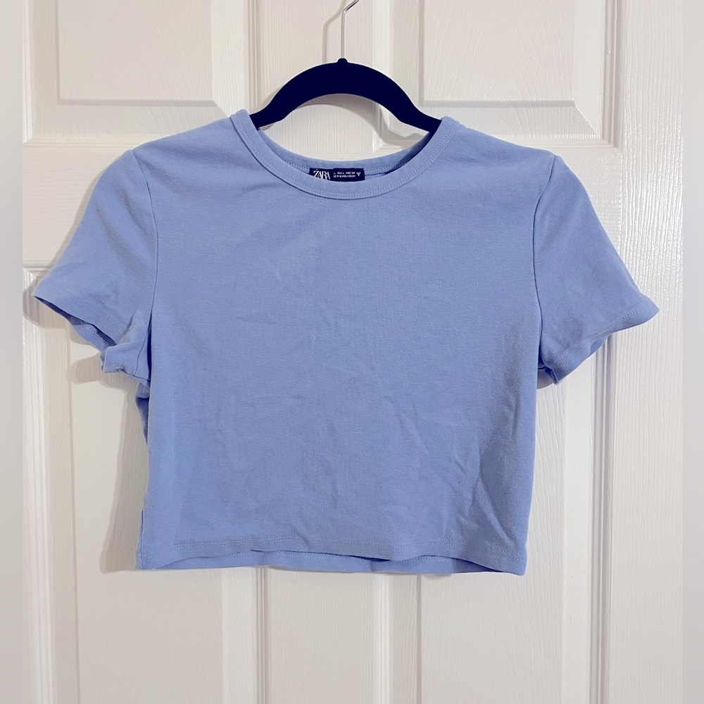 Basic Blue Crop too